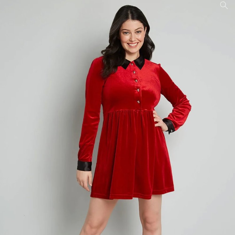 Is It Wednesday Yet? Modcloth Mini Dress - Red